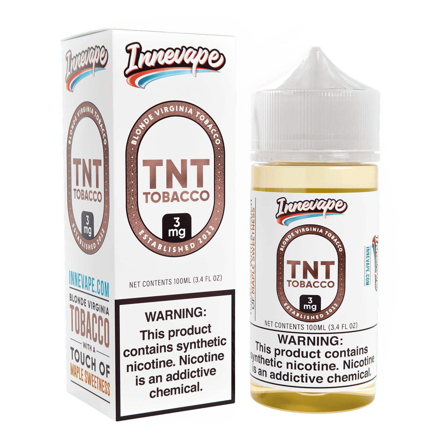 TNT Tobacco - Innevape E-Liquids - 100mL