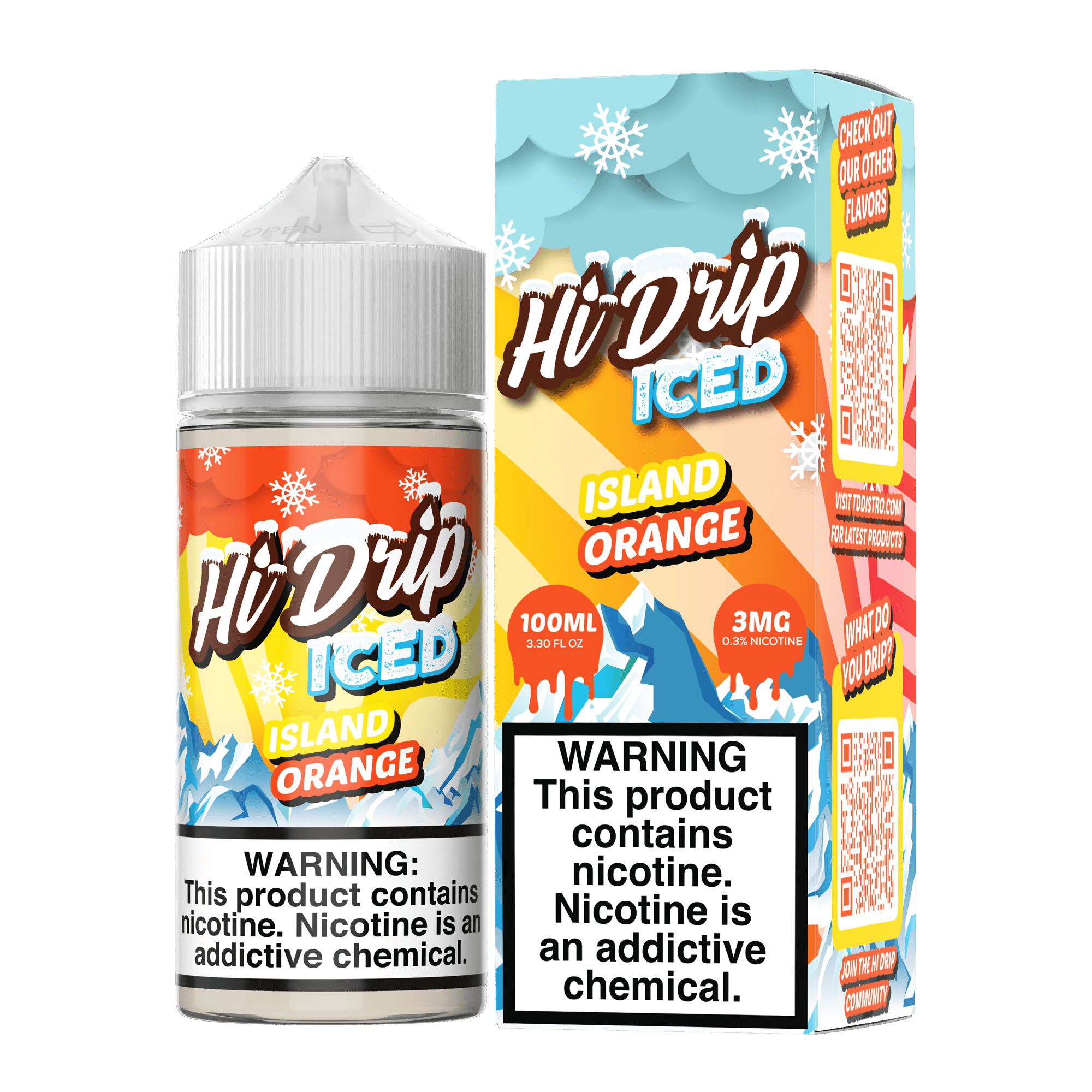 Island Orange ICED - Hi Drip - Vape Juice | Giant Vapes
