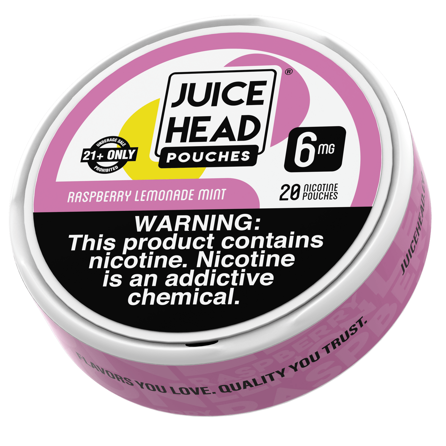 Raspberry Lemonade Mint - Juice Head Nicotine Pouches - 20ct