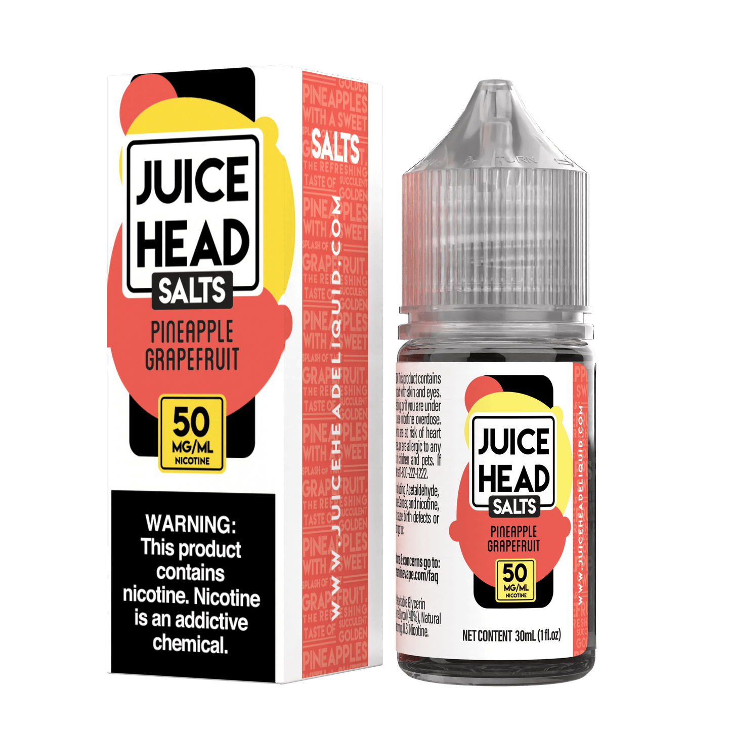 Pineapple Grapefruit - Juice Head SALTS - 30mL