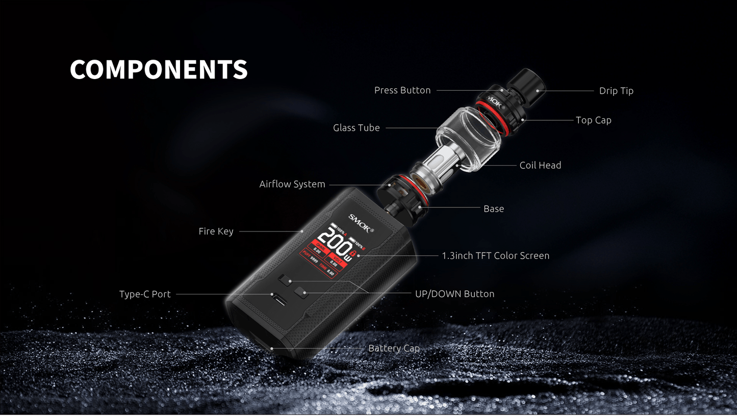 SMOK R-KISS 2 200W Starter Kit