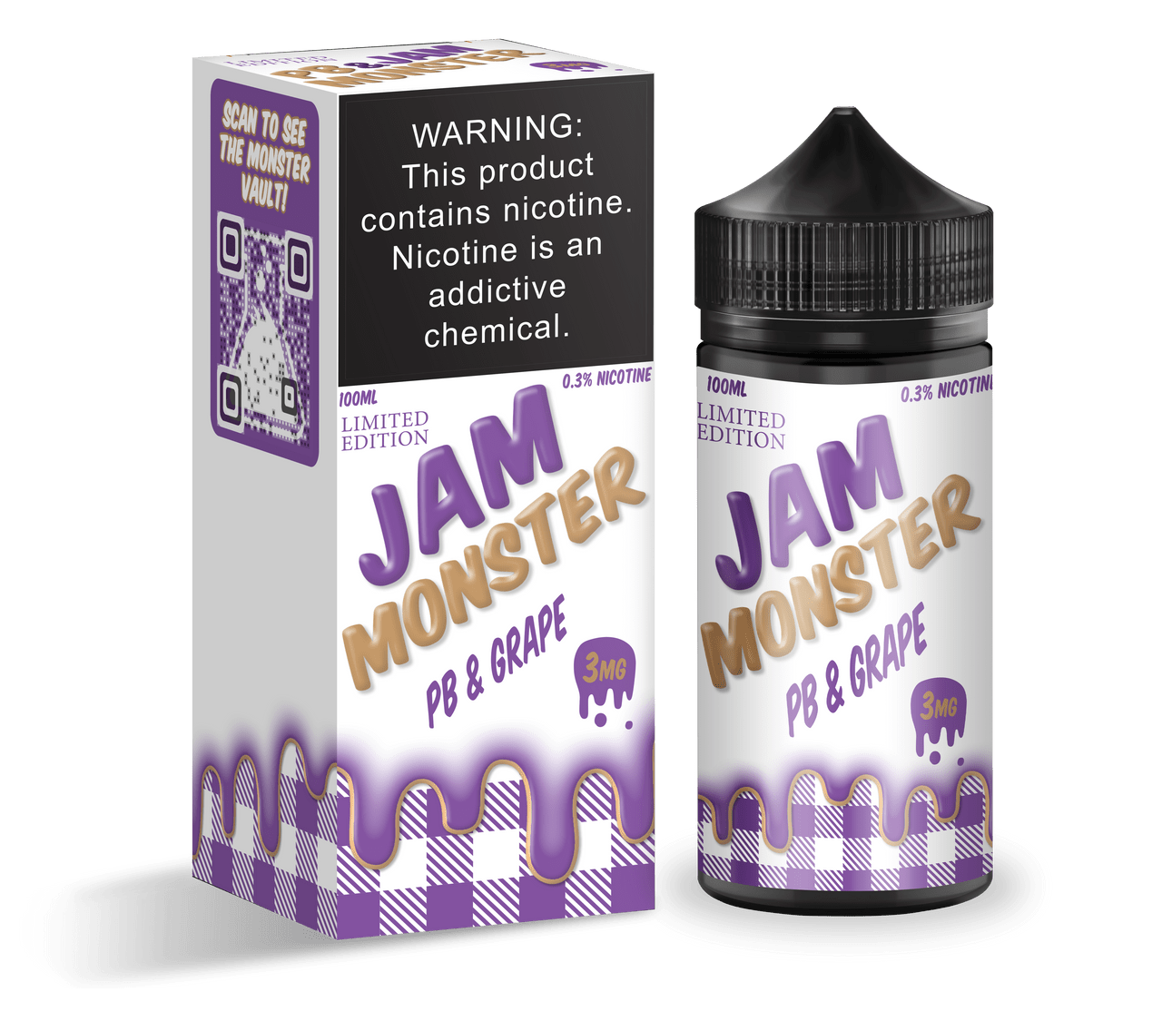 Grape - PB and Jam Monster - Vape Juice | Giant Vapes Grape - PB and Jam Monster - Vape Juice | Giant Vapes