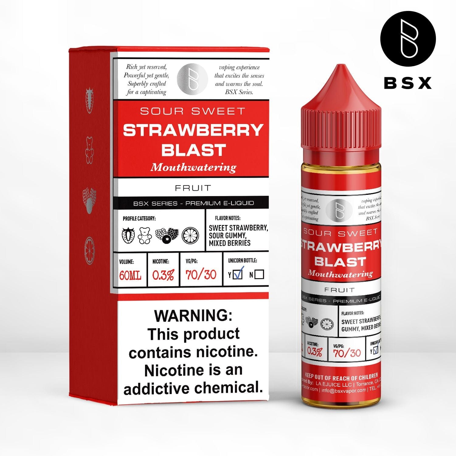 Strawberry Blast - BSX Series - Vape Juice | Giant Vapes Strawberry Blast - BSX Series - Vape Juice | Giant Vapes
