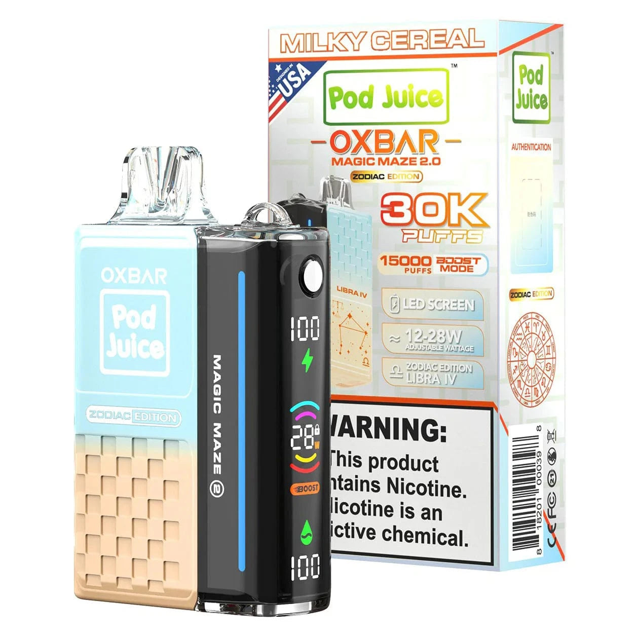 OXBAR X Pod Juice Magic Maze 2.0 30K Disposable