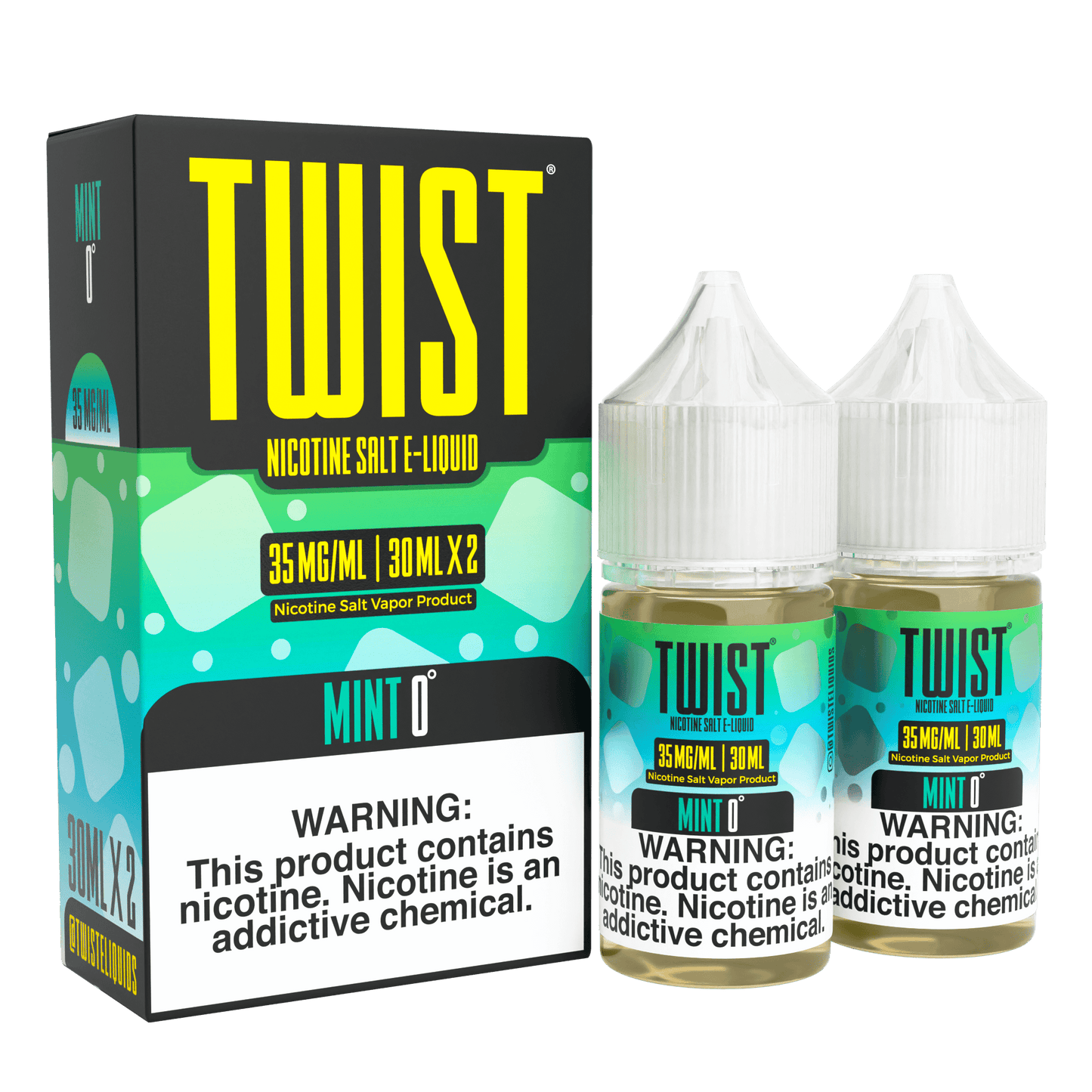 Mint 0 SALT - Twist E-Liquids - 60mL
