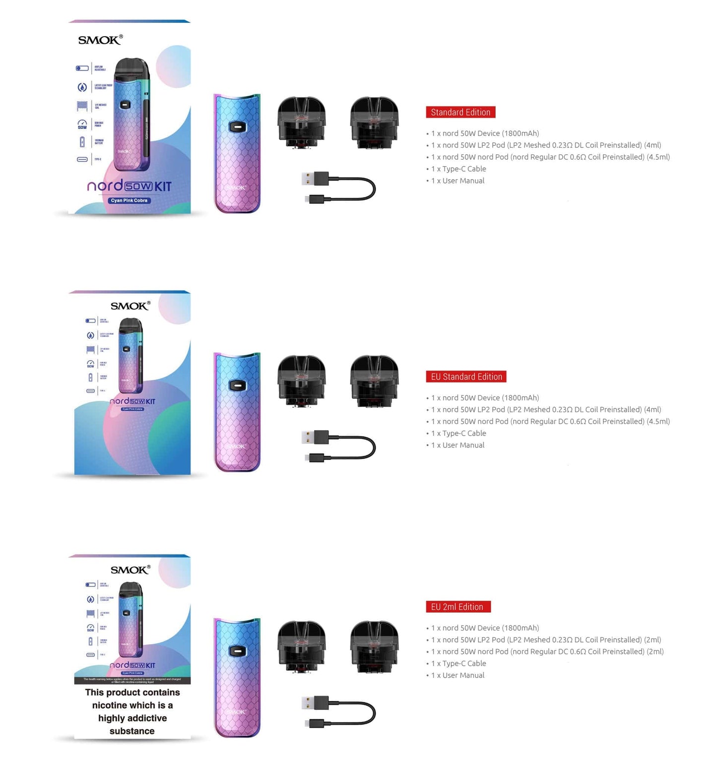SMOK NORD 50W Pod Kit