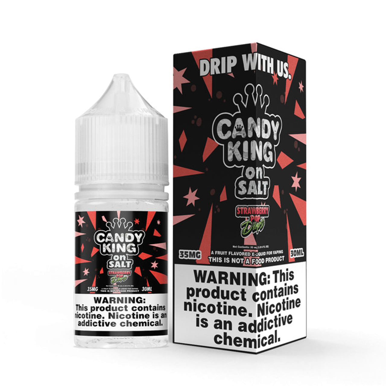 Strawberry Pop Drops SALT - Candy King - 30mL