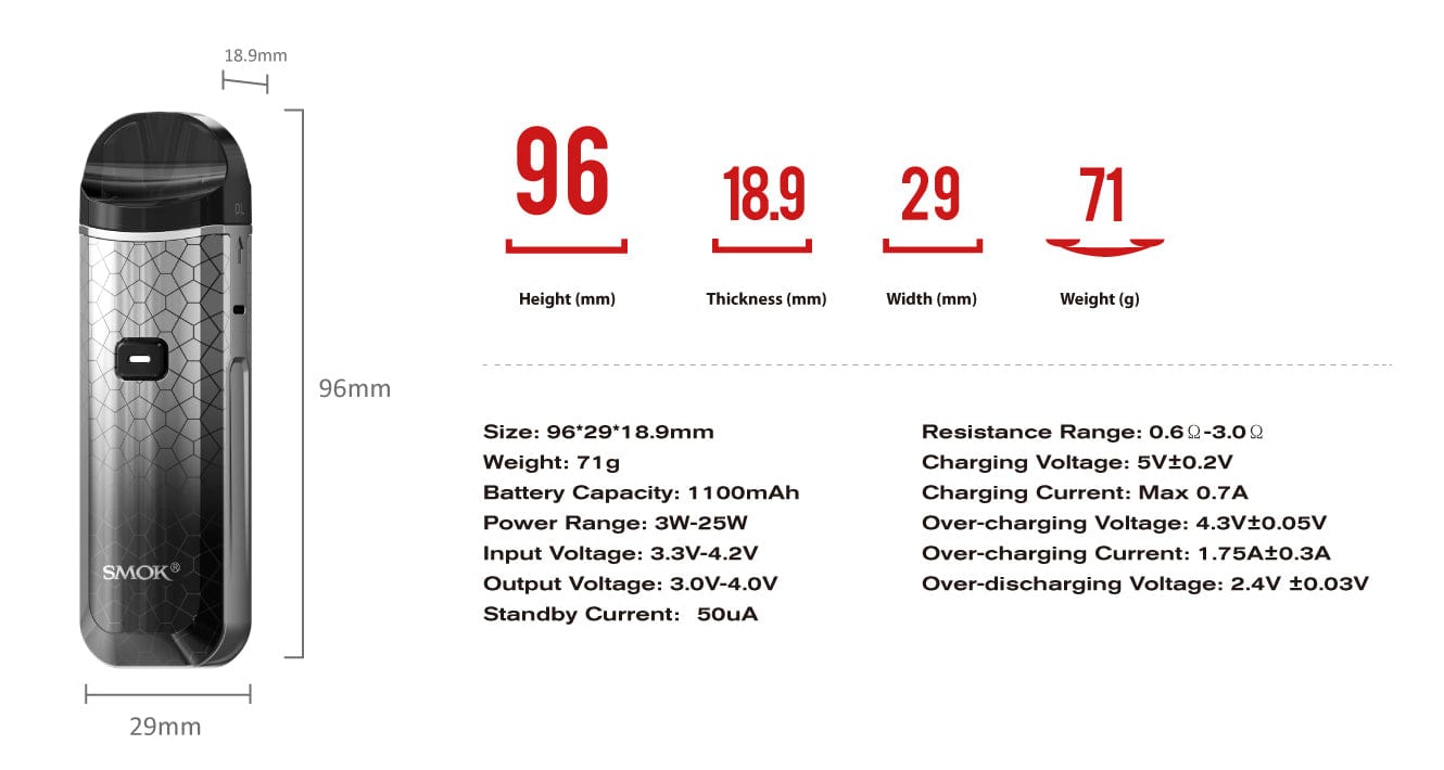 SMOK NORD PRO 25W Pod Kit