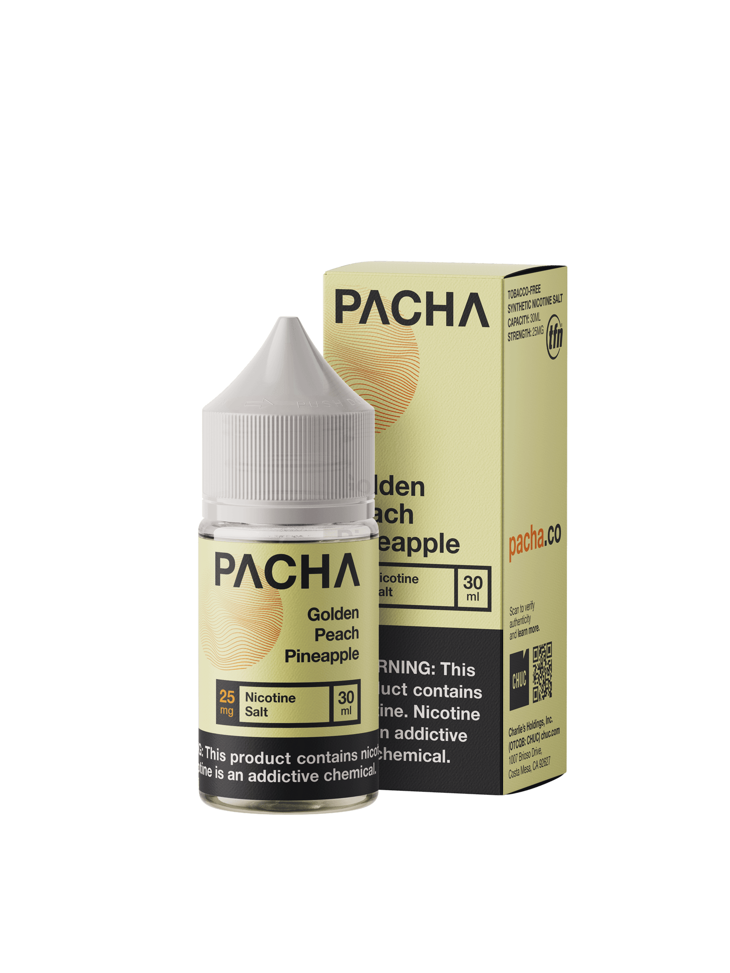 Golden Peach Pineapple - Pacha Syn Salts - 30mL
