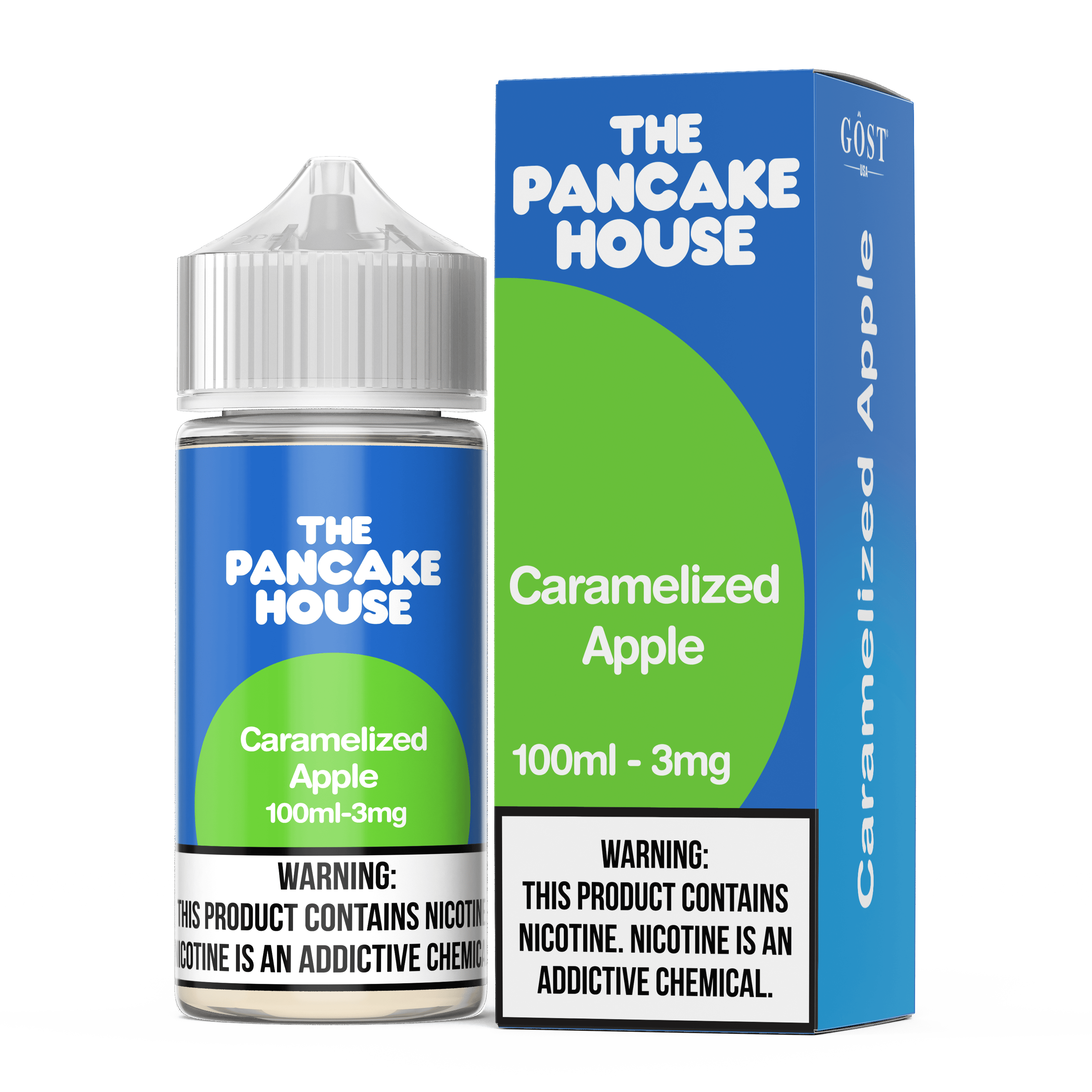 caramel apple vape juice Caramelized - The Pancake House nic Material:DOUBLE APPLE snack bar vape Snack