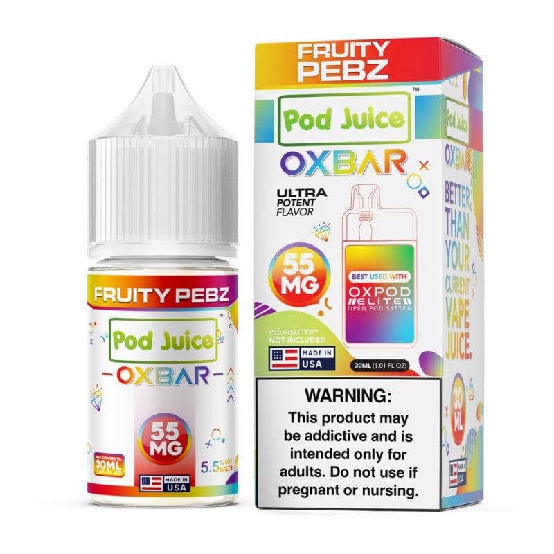 Fruity Pebz SALT - Oxbar x Pod Juice | Giant Vapes Fruity Pebz SALT - Oxbar x Pod Juice | Giant Vapes