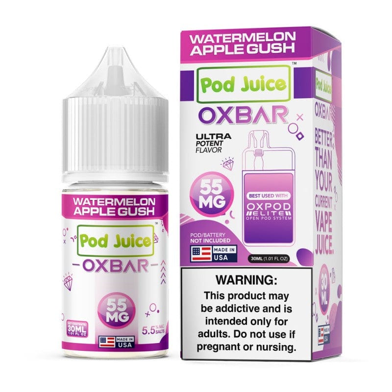 Watermelon Apple Gush SALT - Oxbar x Pod Juice | Giant Vapes Watermelon Apple Gush SALT - Oxbar x Pod Juice | Giant Vapes