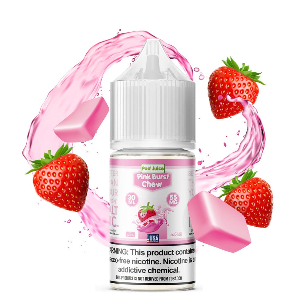 Pink Burst Chew SALT - Pod Juice - Salt Nicotine | Giant Vapes Pink Burst Chew SALT - Pod Juice - Salt Nicotine | Giant Vapes