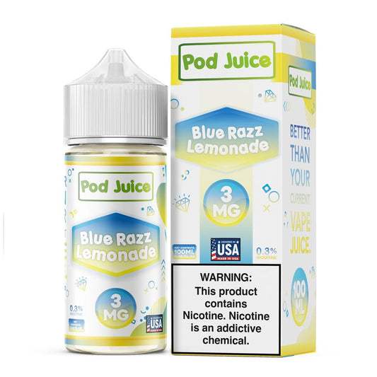 Blue Razz Lemonade - Pod Juice - 100mL