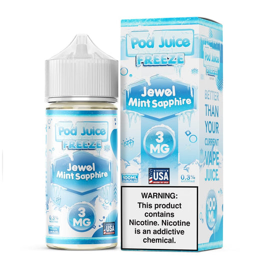 Jewel Mint Sapphire FREEZE - Pod Juice - 100mL