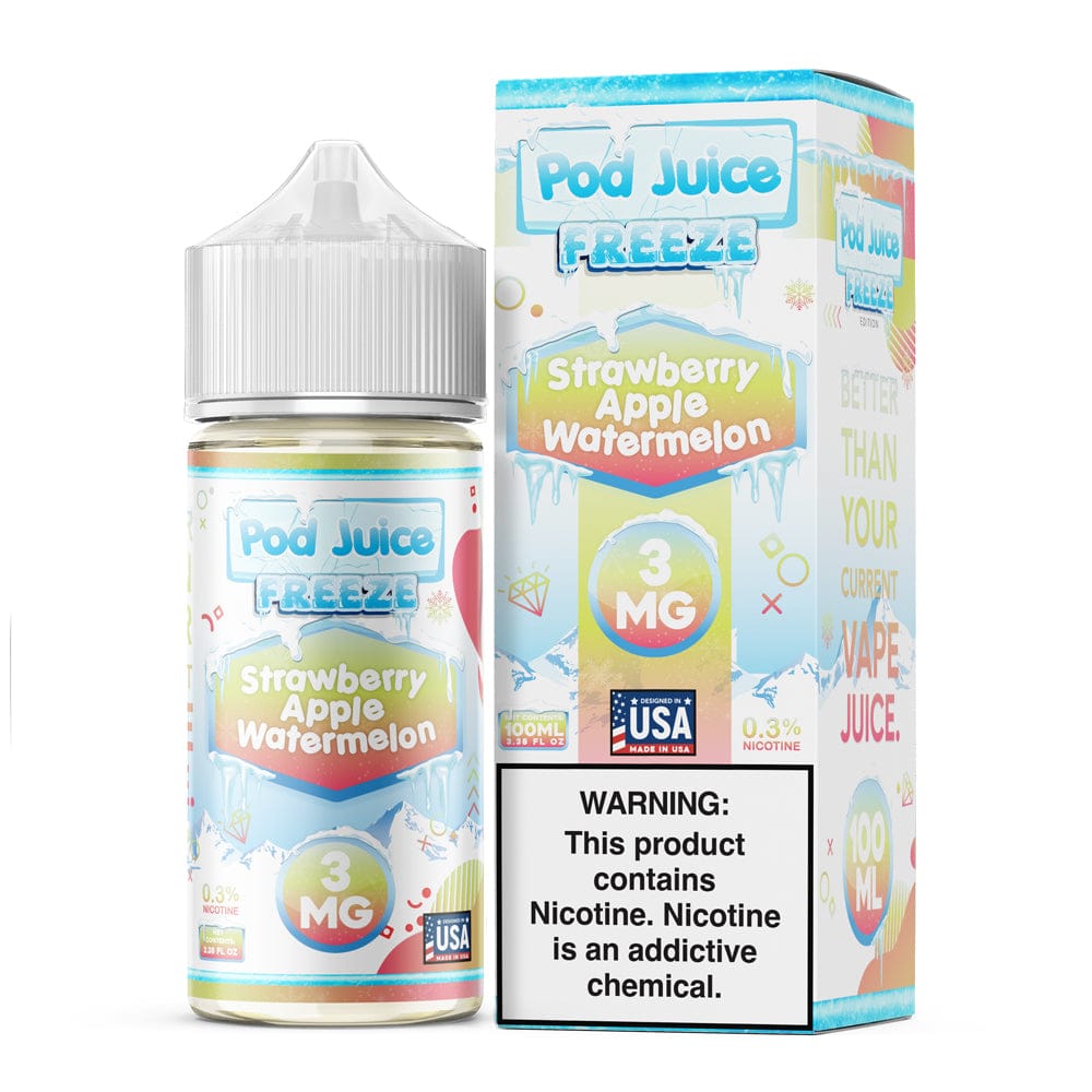 Strawberry Apple Watermelon FREEZE - Pod Juice - 100mL