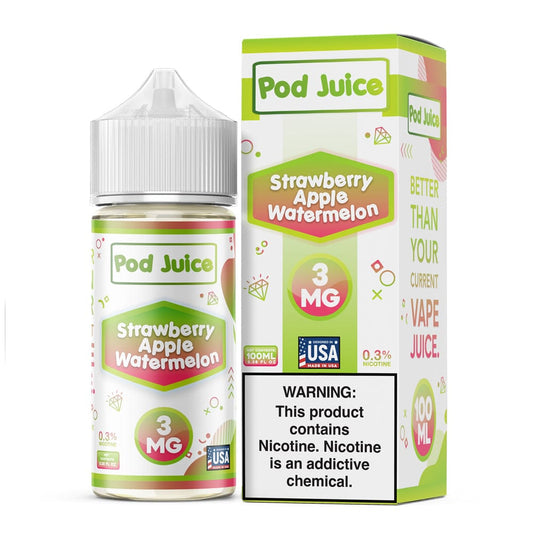 Strawberry Apple Watermelon - Pod Juice - 100mL