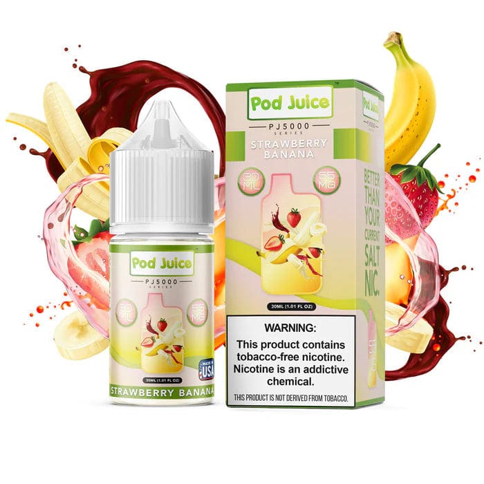 Strawberry Banana PJ5000 SALT - Pod Juice - Salt Nic | Giant Vapes Strawberry Banana PJ5000 SALT - Pod Juice - Salt Nic | Giant Vapes