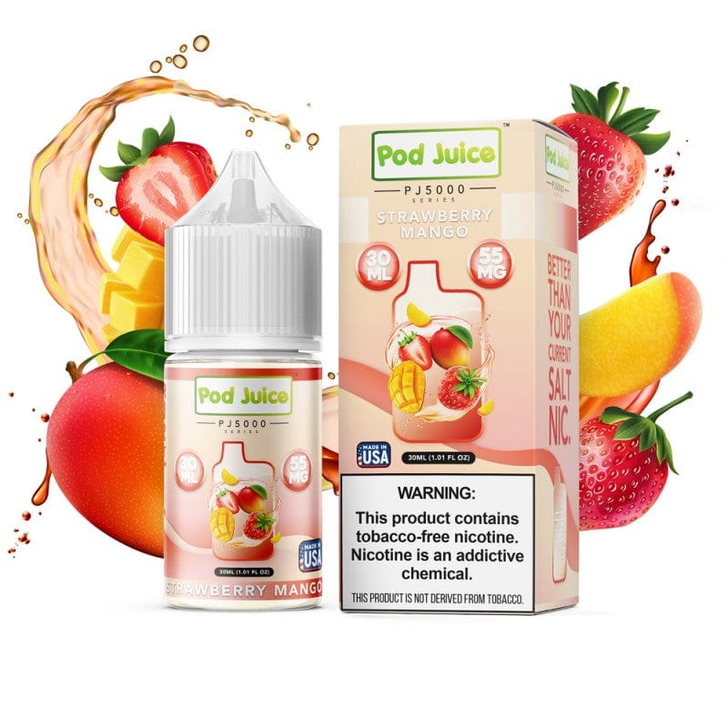 Strawberry Mango PJ5000 SALT - Pod Juice - Salt Nic | Giant Vapes Strawberry Mango PJ5000 SALT - Pod Juice - Salt Nic | Giant Vapes