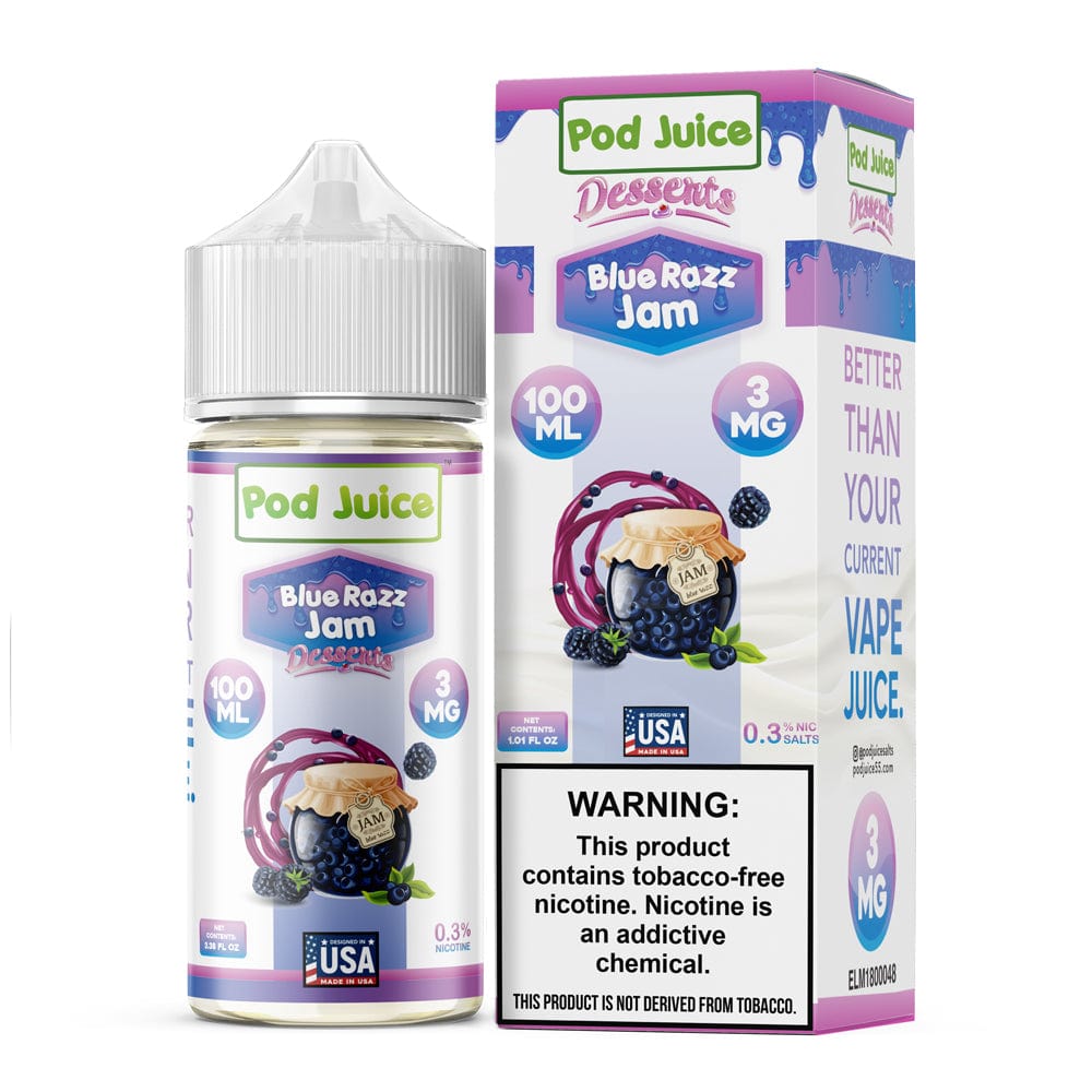 Blue Razz Jam - Pod Juice - 100mL
