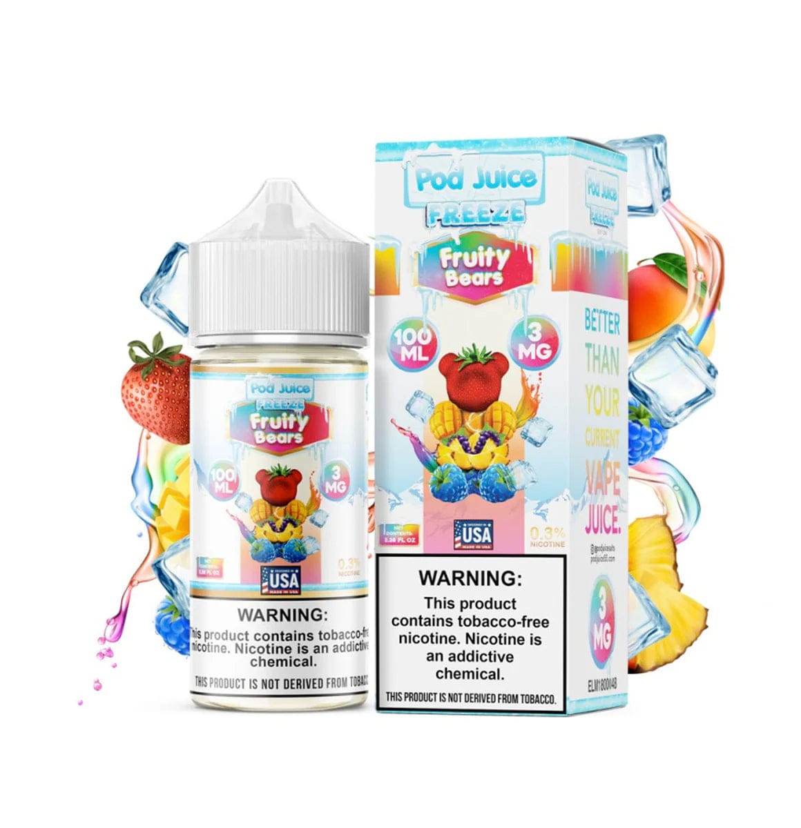 Fruity Bears FREEZE - Pod Juice - Vape Juice | Giant Vapes Fruity Bears FREEZE - Pod Juice - Vape Juice | Giant Vapes