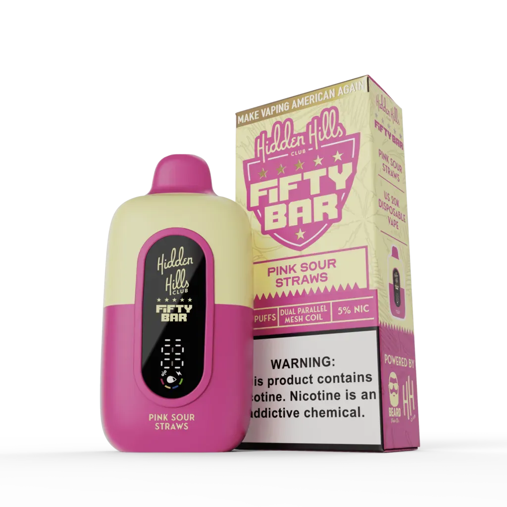 Hidden Hills x Fifty Bar 20K Disposable – 20,000 Puffs, 16mL – Giant Vapes