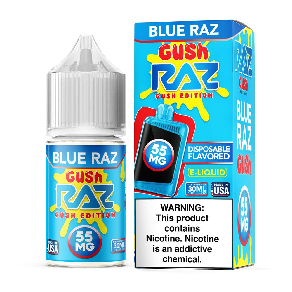 Blue Raz GUSH SALT - Pod Juice x Raz - Salt Nic | Giant Vapes Blue Raz GUSH SALT - Pod Juice x Raz - Salt Nic | Giant Vapes