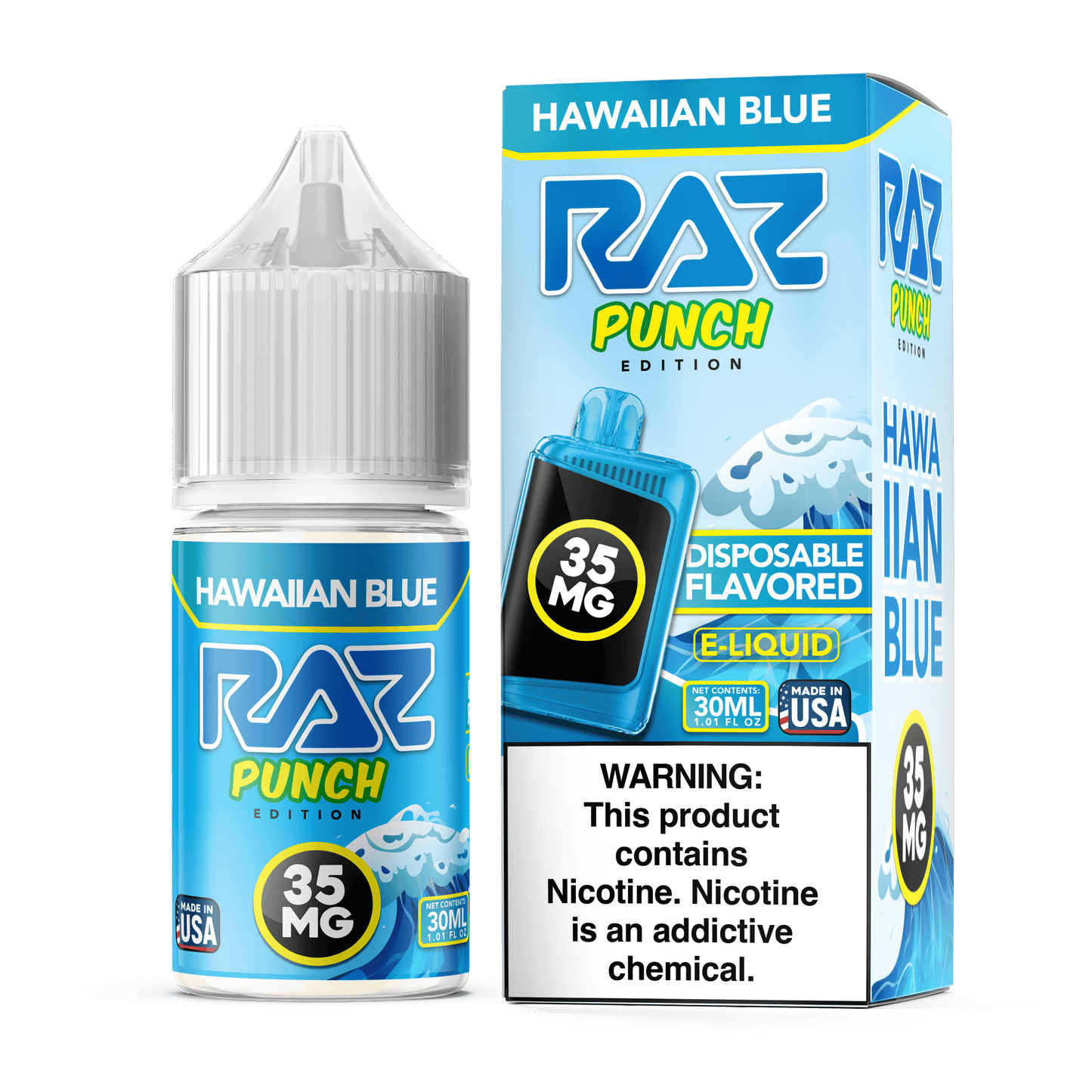 Hawaiian Blue SALT - Pod Juice x RAZ LTX - 30mL