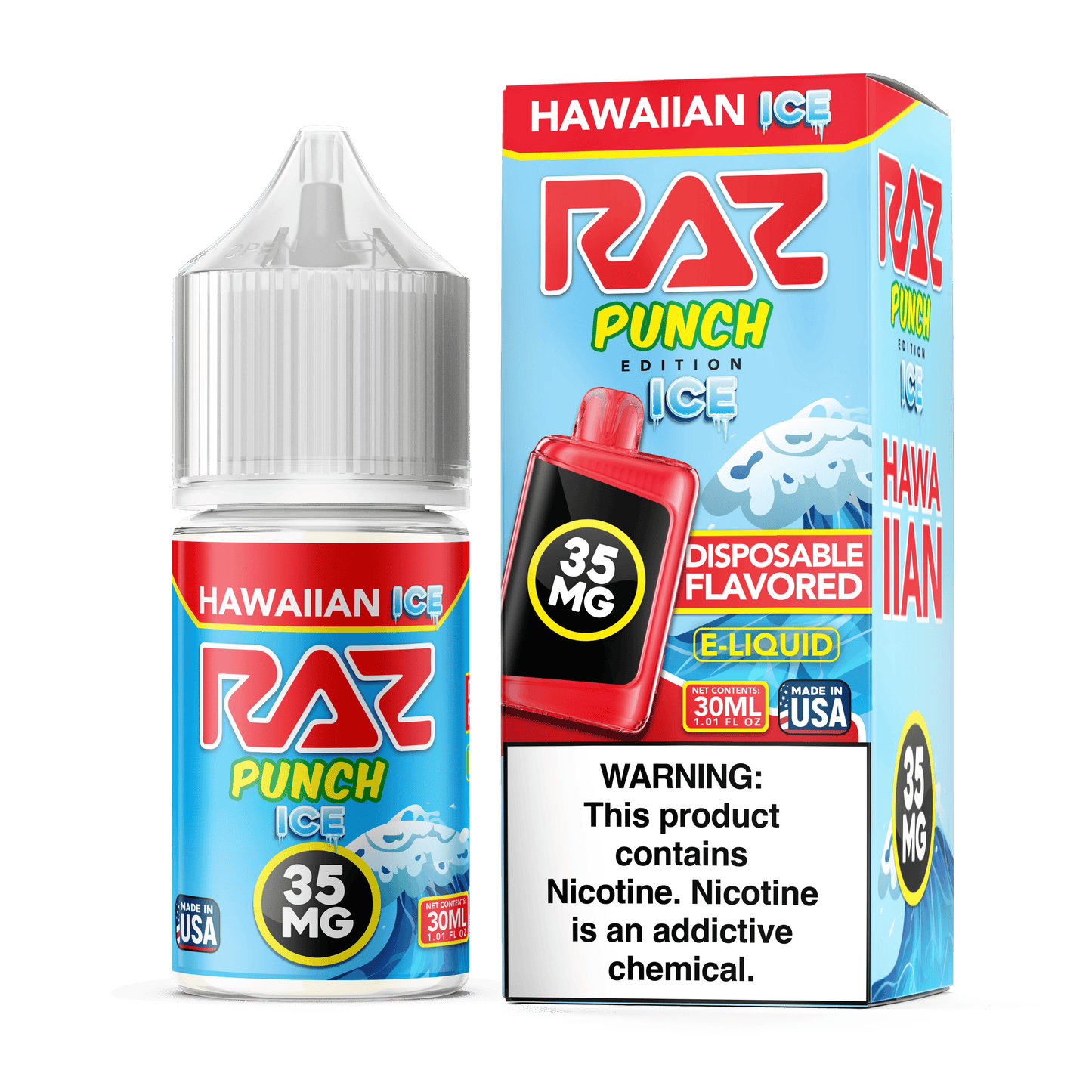 Hawaiian ICE SALT - Pod Juice x RAZ LTX - 30mL