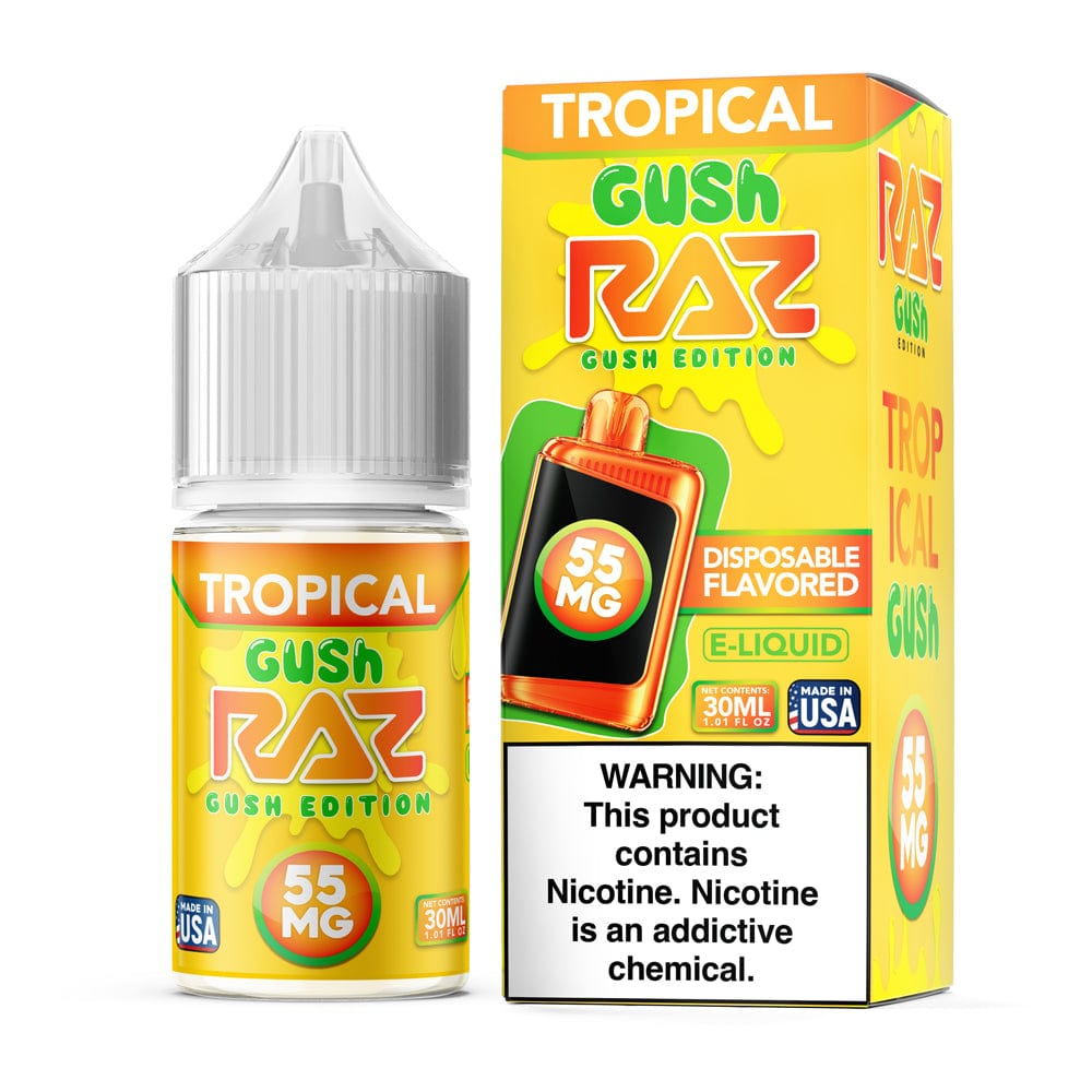 Tropical GUSH SALT - Pod Juice x Raz - Salt Nic | Giant Vapes Tropical GUSH SALT - Pod Juice x Raz - Salt Nic | Giant Vapes