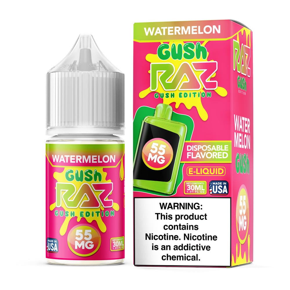Watermelon GUSH SALT - Pod Juice x Raz - Salt Nic | Giant Vapes Watermelon GUSH SALT - Pod Juice x Raz - Salt Nic | Giant Vapes