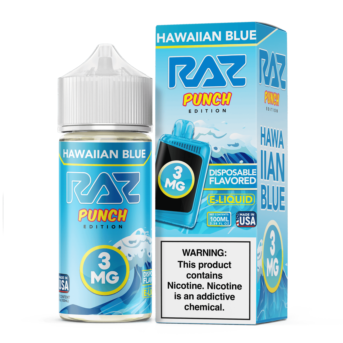 Hawaiian Blue - Pod Juice x RAZ LTX - 100mL