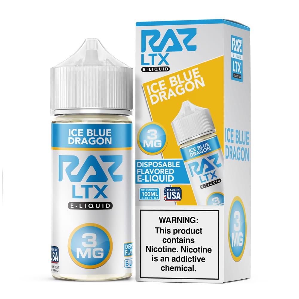 dragon vape juice ICE Blue Dragon by Pod Juice x RAZ LTX 100mL Vape Juice – Giant Vapes