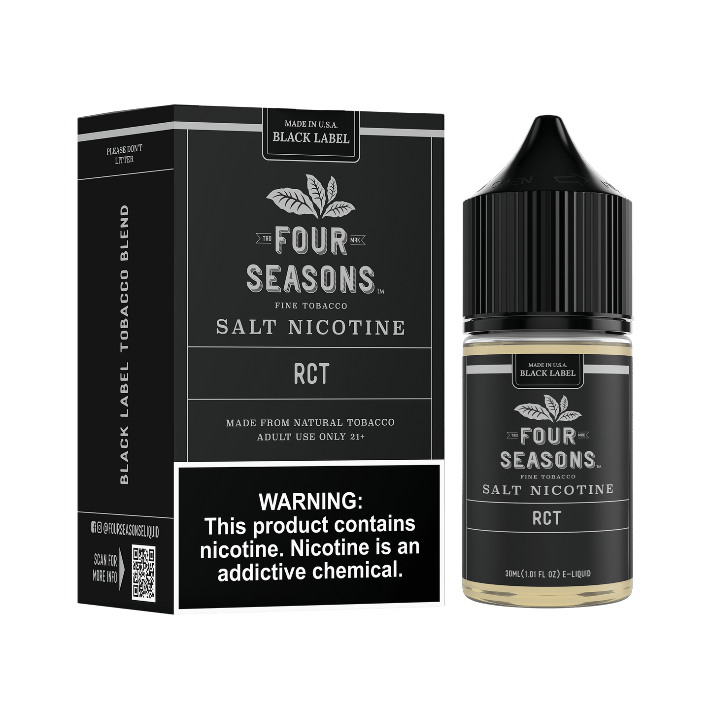 Roasted Coffee Tobacco (RCT) - Four Seasons - 30mL