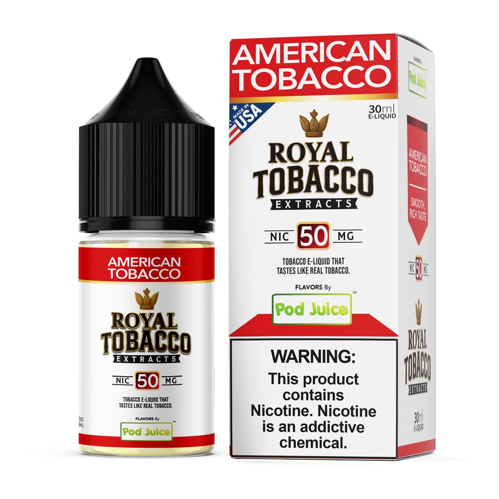 American Tobacco SALT - Pod Juice x Royal Tobacco Extracts - 30mL