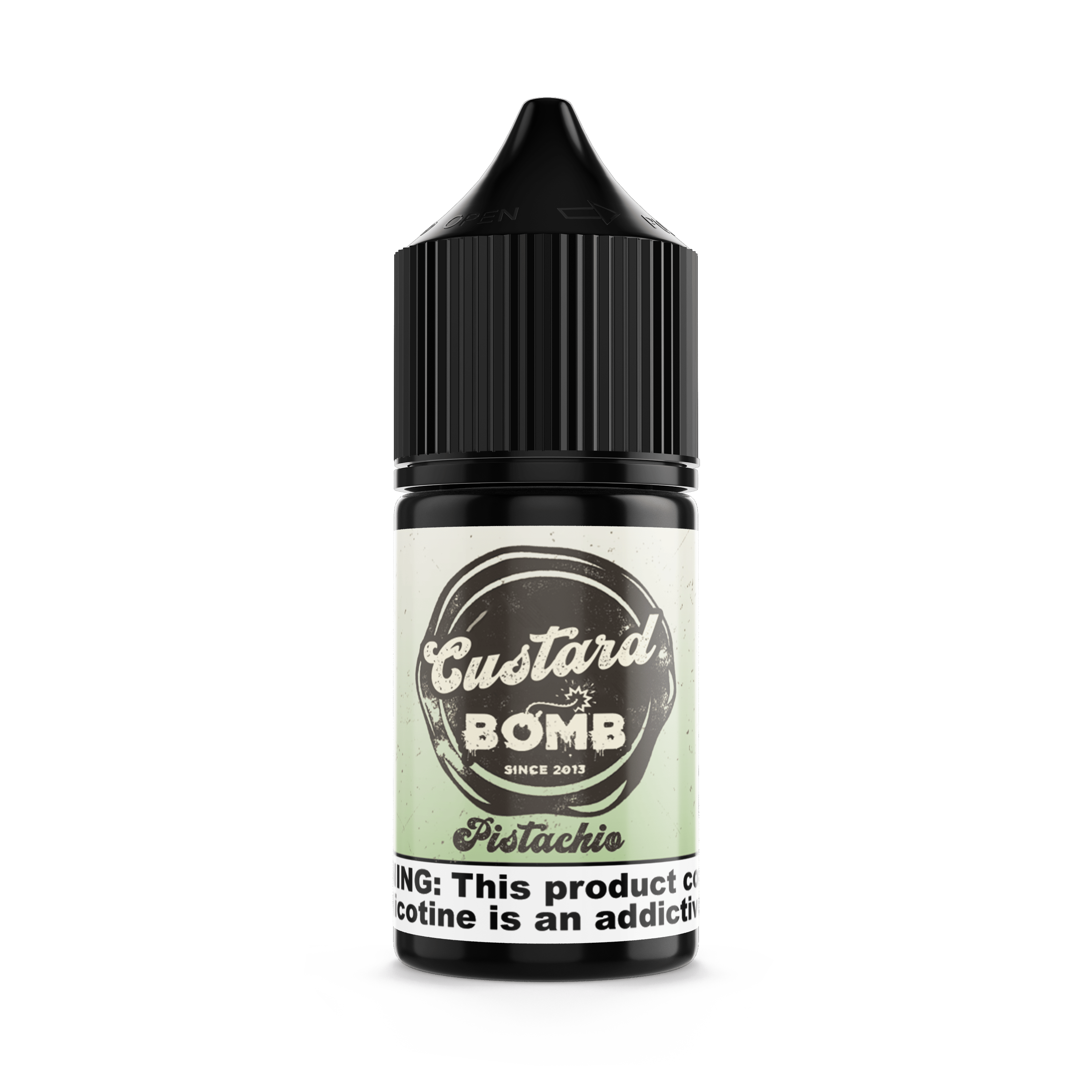 Custard Bomb Pistachio Salt Nic 30mL Vapergate Giant Vapes Custard Bomb Pistachio Salt Nic 30mL Vapergate Giant Vapes