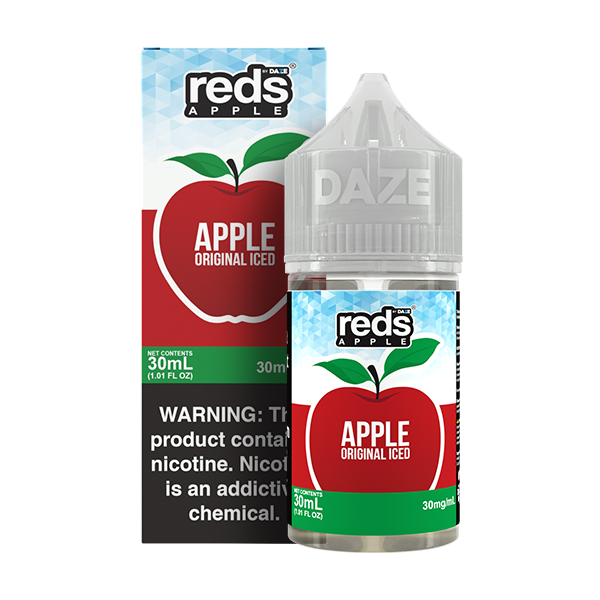 Apple Original ICED SALT - Red's Apple E-Juice by 7 Daze - 30mL