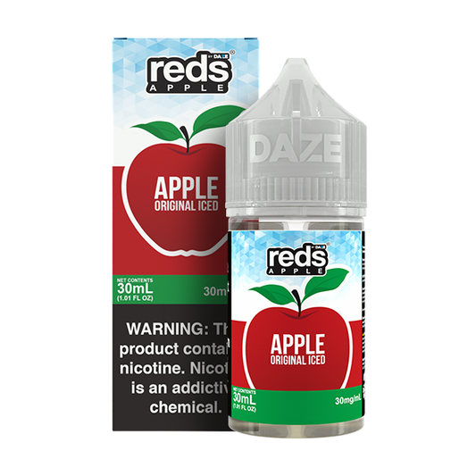 Apple Original ICED SALT - Red's Apple E-Juice by 7 Daze - 30mL