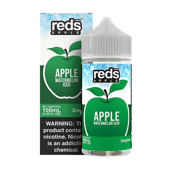 Apple Watermelon ICED - Red's Apple E-Juice by 7 Daze | Giant Vapes