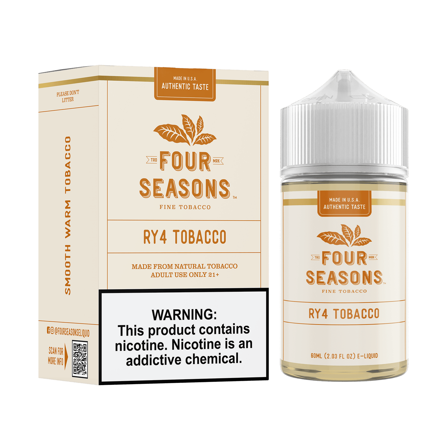 RY4 Tobacco - Four Seasons - 60mL