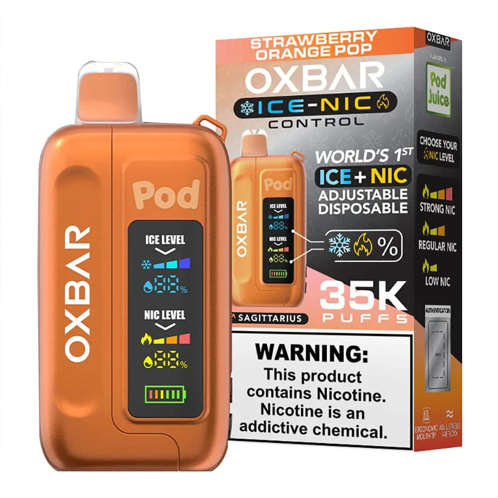 OXBAR X Pod Juice Ice-Nic Control 35K Disposable