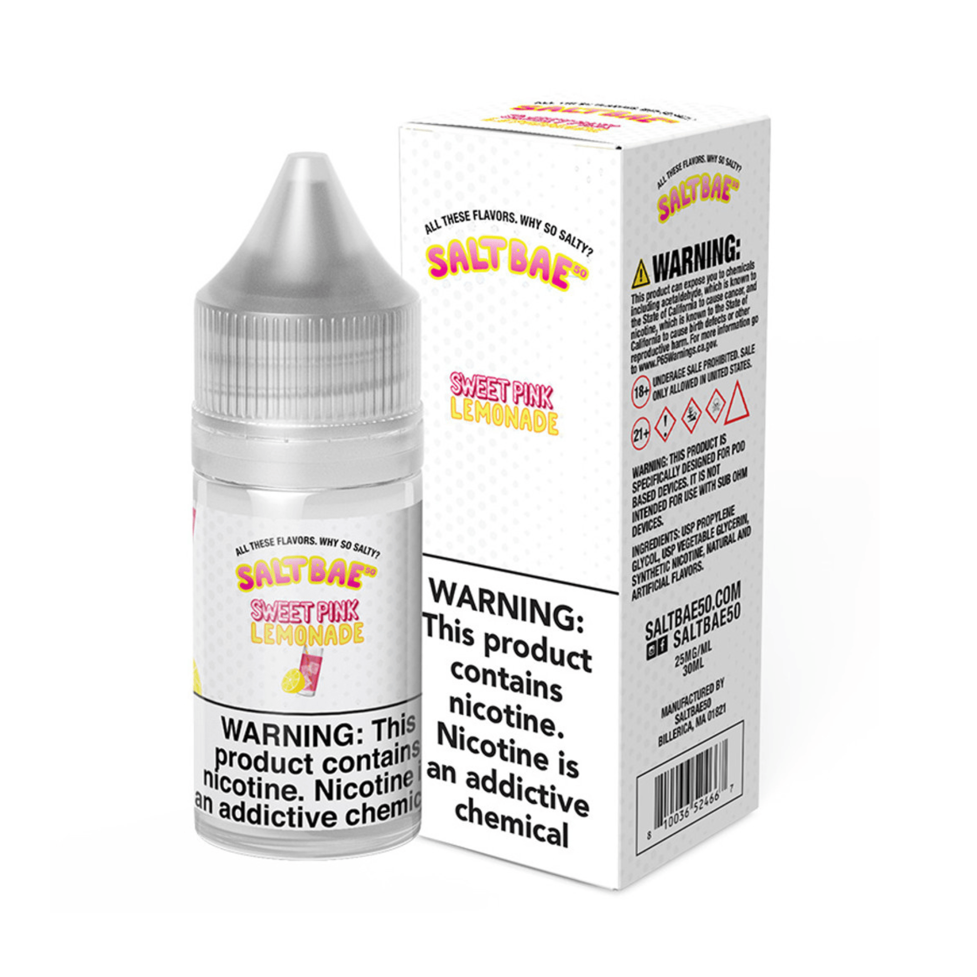 Sweet Pink Lemonade SALT - Salt Bae 50 - Nicotine Salt