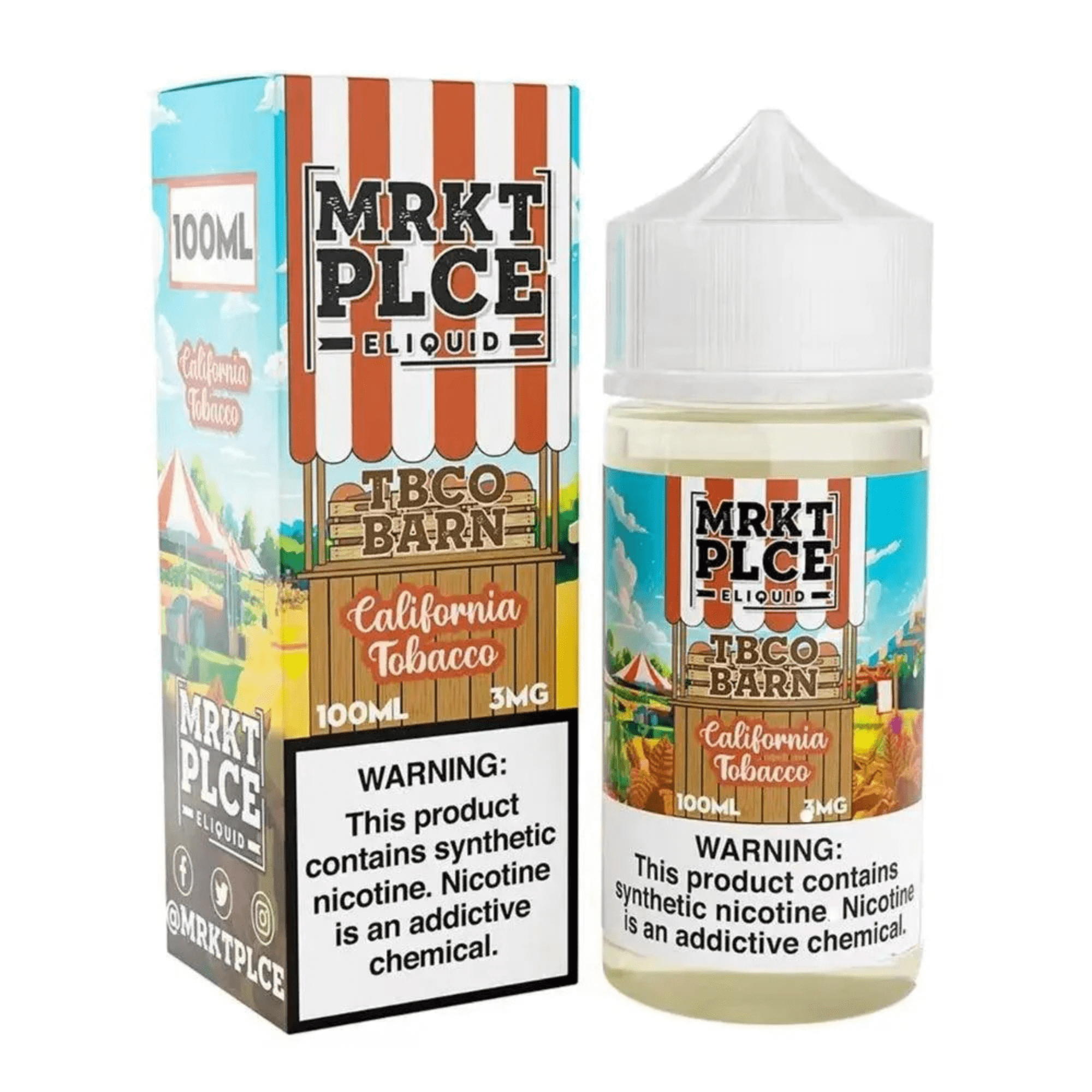 Colombian Tobacco - MRKT PLCE - Vape Juice | Giant Vapes Colombian Tobacco - MRKT PLCE - Vape Juice | Giant Vapes