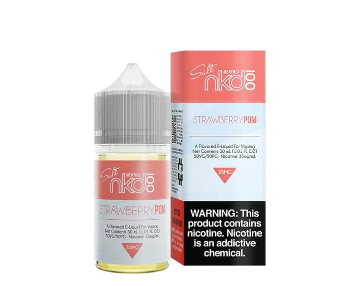 Strawberry Pom - NKD 100 Salt E-Liquid - Nicotine Salt | Giant Vapes Strawberry Pom - NKD 100 Salt E-Liquid - Nicotine Salt | Giant Vapes