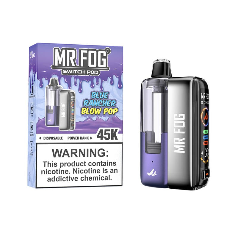 Mr. Fog Switch 45K Disposable Kit 45,000 Puffs Giant Vapes Mr. Fog Switch 45K Disposable Kit 45,000 Puffs Giant Vapes