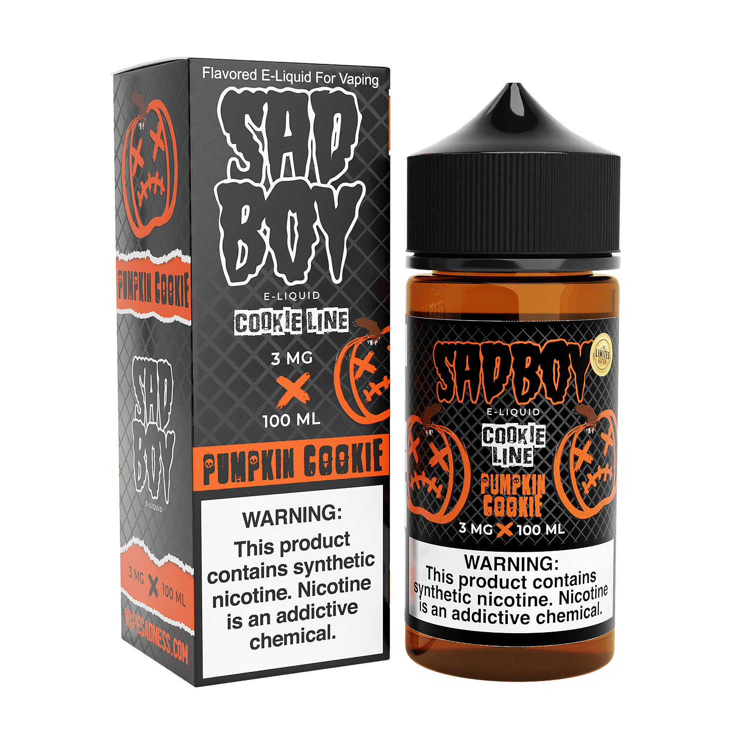 Pumpkin Cookie - Sadboy - Vape Juice | Giant Vapes Pumpkin Cookie - Sadboy - Vape Juice | Giant Vapes