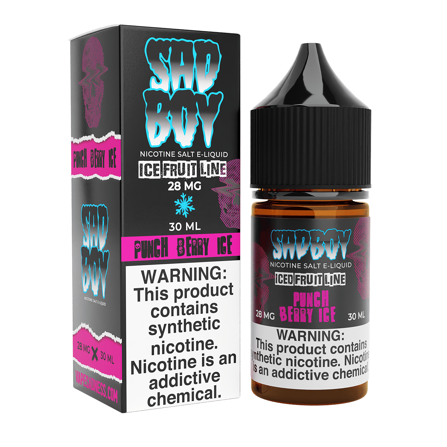 elfbar nachfüll pod läuft aus Punch Berry ICE SALT - Sadboy - Salt Nicotine