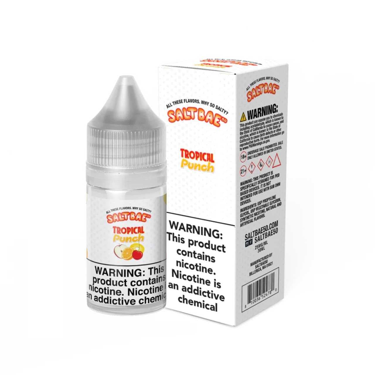 Tropical Punch (Fruit Punch) SALT - Salt Bae 50 - 30mL Tropical Punch (Fruit Punch) SALT - Salt Bae 50 - 30mL
