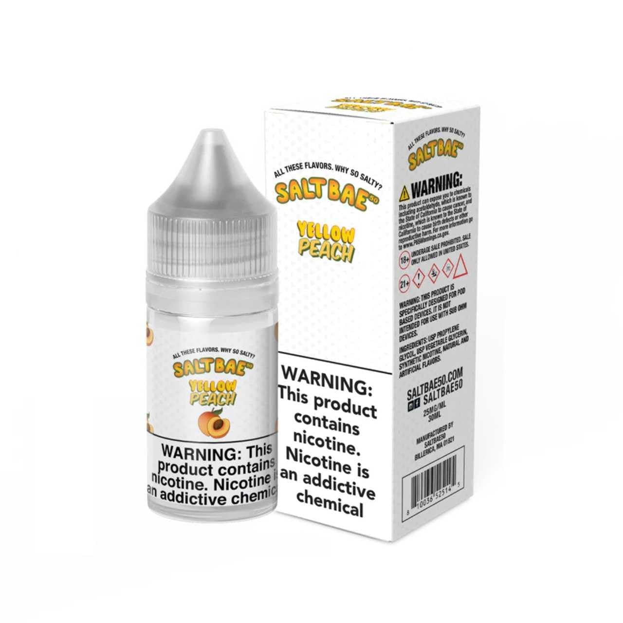 Yellow Peach SALT - Salt Bae - 30mL