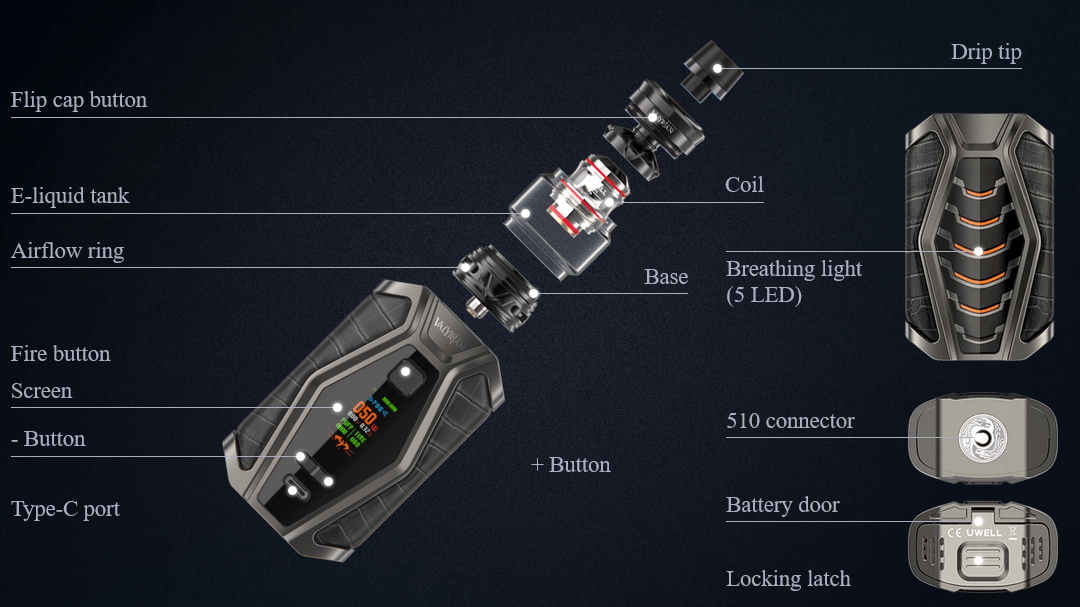 Uwell VALYRIAN 3 200W Starter Kit